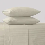 Luxury Beige Bedsheet set with Pillowcase set | 300 Thread count | 100% Cotton - Image 3